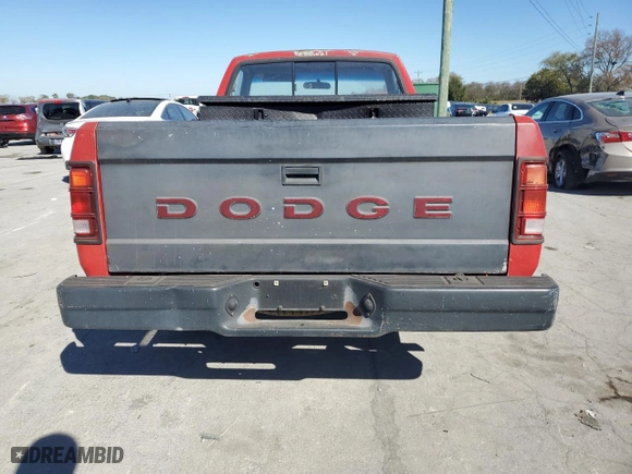 1993 Dodge Dakota "S" with VIN 1B7FL26X2PS175592, listed as a Copart auction lot 76744054 with 94,863 mi miles and Salvage Title. Bid and sale history available at carsss.com. Image 6.