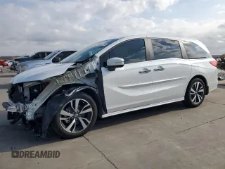 2024 Honda Odyssey Touring with VIN 5FNRL6H85RB003180, listed as a Copart auction lot 84537254 with 14,701 mi miles and Clean Title. Bid and sale history available at carsss.com. Image 1.