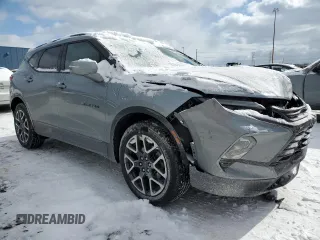 2024 Chevrolet Blazer RS с VIN 3GNKBERS2RS162035, выставлен на аукционе Copart как лот 44996375 с пробегом 20 609 миль миль и Списание • Salvage title. История ставок и продаж доступна на DreamBid. Изображение 4.