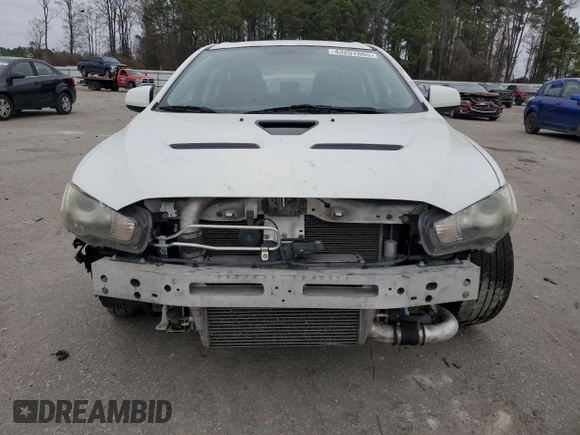 2011 Mitsubishi Lancer Evolution GSR with VIN JA32W8FV1BU029204, listed as a Copart auction lot 43207865 with 173,345 mi miles and Salvage Title. Bid and sale history available at carsss.com. Image 5.