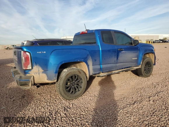 2021 GMC Canyon 4WD Elevation Standard with VIN 1GTH6BEN5M1196812, listed as a Copart auction lot 87225924 with 83,222 mi miles and Salvage Title. Bid and sale history available at carsss.com. Image 3.