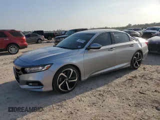 2019 Honda Accord Sport with VIN 1HGCV1F35KA046086, listed as a Copart auction lot 55539125 with 72,305 mi miles and Salvage Title. Bid and sale history available at DreamBid. Image 1.