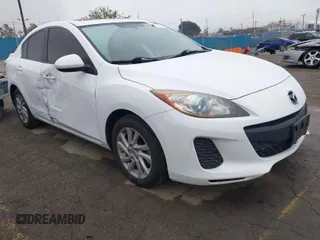 2012 Mazda Mazda3 i Grand Touring with VIN JM1BL1W77C1638030, listed as a IAAI auction lot 41885872 with 179,266 mi miles. Bid and sale history available at carsss.com. Image 1.