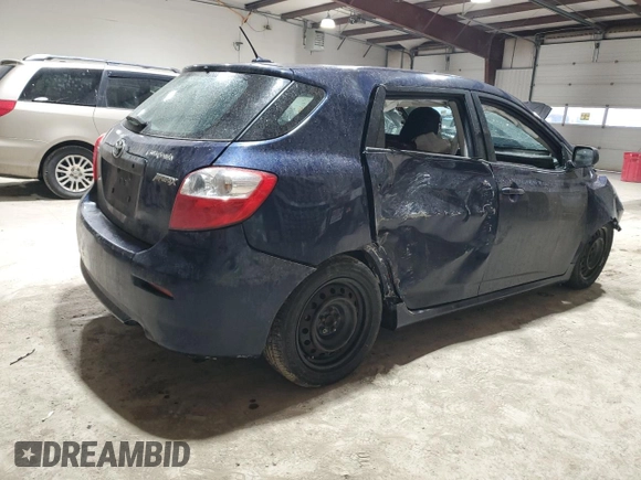 2009 Toyota Matrix with VIN 2T1KU40E89C089965, listed as a Copart auction lot 43244975 with 216,931 mi miles and Salvage Title. Bid and sale history available at DreamBid. Image 3.