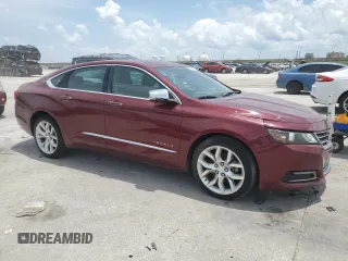 2017 Chevrolet Impala Premier with VIN 2G1145S31H9159505, listed as a Copart auction lot 57461525 with 157,854 mi miles and Clean title. Bid and sale history available at DreamBid. Image 4.