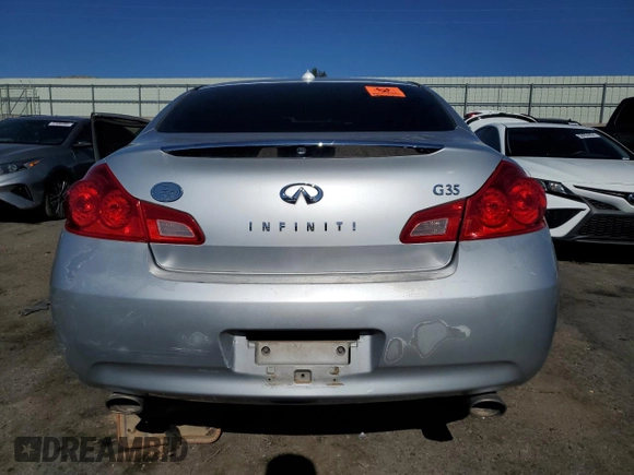 2007 Infiniti G35 Journey with VIN JNKBV61E87M724785, listed as a Copart auction lot 57032044 with Not Provided miles and Non Repairable. Bid and sale history available at DreamBid. Image 6.