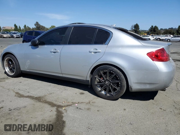 2008 Infiniti G35 Journey with VIN JNKBV61E08M218577, listed as a Copart auction lot 62776125 with 246,590 mi miles and Salvage title. Bid and sale history available at DreamBid. Image 2.