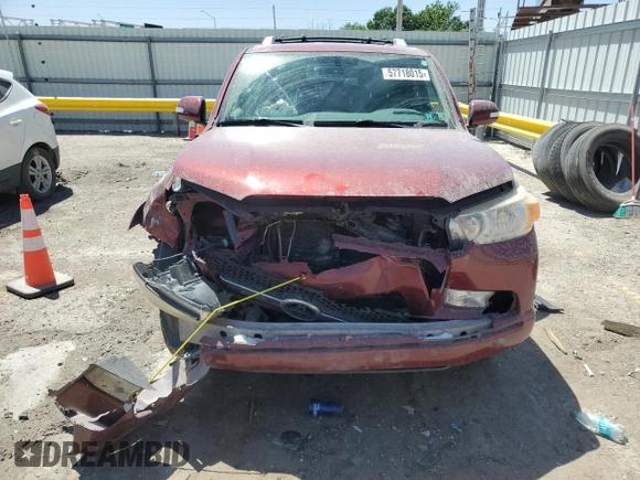 2011 Toyota 4Runner Trail z VIN JTEBU5JR4B5074126, wystawiony jako Copart lot #57718015 z przebiegiem 232 870 mil mil oraz Szkoda całkowita • Salvage title. Historia ofert i sprzedaży dostępna na DreamBid. Obrazek 5.