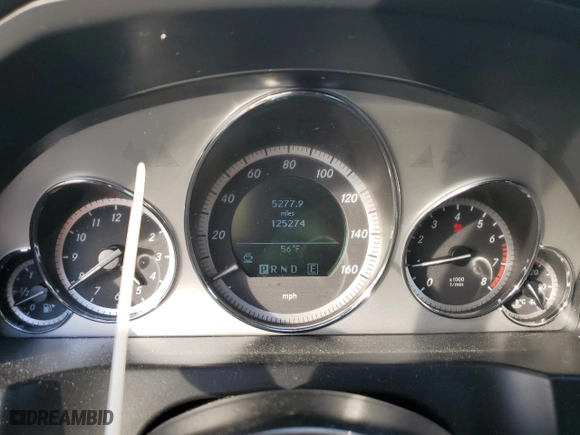 2011 Mercedes-Benz E-Class E 550 with VIN WDDKJ7CBXBF077136, listed as a Copart auction lot 83542054 with 125,274 mi miles and Salvage Title. Bid and sale history available at carsss.com. Image 9.