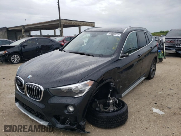 2019 BMW X1 sDrive28i with VIN WBXHU7C53K3H45727, listed as a Copart auction lot 64089932 with 17,763 mi miles. Bid and sale history available at carsss.com. Image 2.