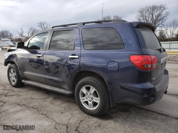 2008 Toyota Sequoia Ltd with VIN 5TDBY68A18S000177, listed as a Copart auction lot 46794535 with 284,211 mi miles and Salvage Title. Bid and sale history available at carsss.com. Image 2.