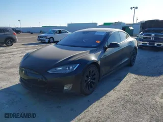 2016 Tesla Model S 90D with VIN 5YJSA1E24GF129862, listed as a IAAI auction lot 41343452 with 1 mi miles. Bid and sale history available at carsss.com. Image 6.