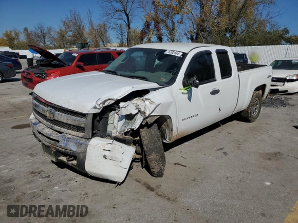 2011 Chevrolet Silverado 1500 Work Truck with VIN 1GCRKPE34BZ162063, listed as a Copart auction lot 75502664 with 257,375 mi miles and Salvage Title. Bid and sale history available at DreamBid. Image 1.