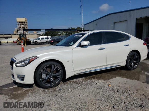 2016 Infiniti Q70 z VIN JN1BY1PP5GM631133, wystawiony jako Copart lot #75826404 z przebiegiem Nie podano mil oraz Czysty tytuł • Clean title. Historia ofert i sprzedaży dostępna na DreamBid. Obrazek 1.