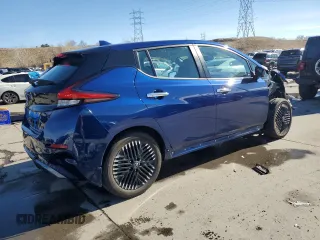 2023 Nissan LEAF SV Plus with VIN 1N4CZ1CV7PC561374, listed as a Copart auction lot 47623055 with 10,572 mi miles and Salvage Title. Bid and sale history available at DreamBid. Image 3.