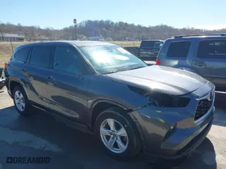 2021 Toyota Highlander L with VIN 5TDBZRBH7MS544245, listed as a IAAI auction lot 41630097 with 64,719 mi miles. Bid and sale history available at carsss.com. Image 1.