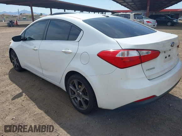 2014 Kia Forte EX with VIN KNAFX4A89E5232153, listed as a IAAI auction lot 41902512 with 133,978 mi miles. Bid and sale history available at carsss.com. Image 3.