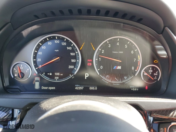 2018 BMW X5 M with VIN 5YMKT6C54J0Y83586, listed as a Copart auction lot 45698835 with NaN miles and Salvage Title. Bid and sale history available at carsss.com. Image 9.