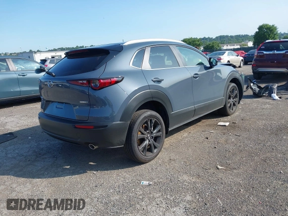 2025 Mazda CX-30 S Preferred with VIN 3MVDMBCM2SM804234, listed as a IAAI auction lot 42391251 with 413 mi miles and . Bid and sale history available at DreamBid. Image 4.