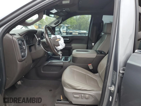 2019 Chevrolet Silverado 1500 LTZ with VIN 3GCUYGED7KG146635, listed as a Copart auction lot 52259085 with 91,830 mi miles and Salvage Title. Bid and sale history available at DreamBid. Image 7.