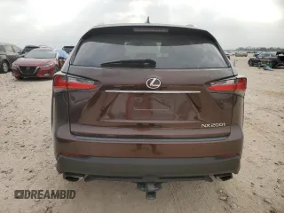2017 Lexus NX 200t with VIN JTJYARBZ3H2058732, listed as a Copart auction lot 50408115 with 163,820 mi miles and Salvage title. Bid and sale history available at DreamBid. Image 6.