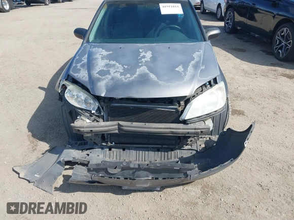 2004 Honda Civic LX with VIN 2HGES16654H579927, listed as a IAAI auction lot 41911814 with 233,803 mi miles. Bid and sale history available at carsss.com. Image 6.