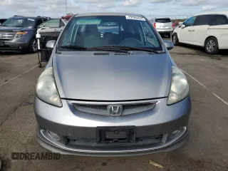 2007 Honda Fit Sport with VIN JHMGD38637S059358, listed as a Copart auction lot 72783224 with 0 mi miles and Salvage Title. Bid and sale history available at carsss.com. Image 5.