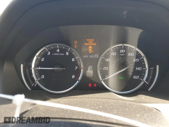 2015 Acura TLX V6 with VIN 19UUB2F32FA017038, listed as a Copart auction lot 48926725 with 182,164 mi miles and Salvage Title. Bid and sale history available at carsss.com. Image 9.