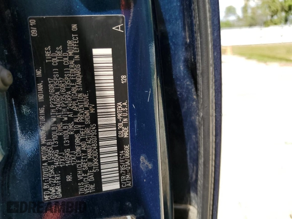 2011 Toyota Sienna LE AAS with VIN 5TDKK3DC4BS079245, listed as a Copart auction lot 51144485 with 119,152 mi miles and Salvage Title. Bid and sale history available at carsss.com. Image 13.
