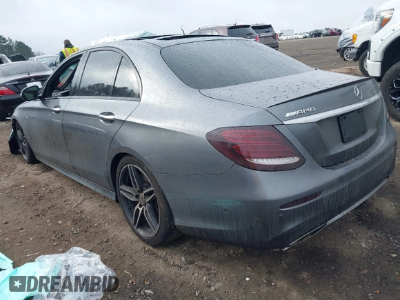 2018 Mercedes-Benz E-Class AMG E 43 with VIN WDDZF6EB4JA384109, listed as a IAAI auction lot 41417087 with 64,983 mi miles. Bid and sale history available at carsss.com. Image 3.