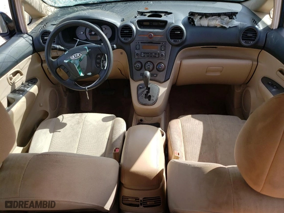 2007 Kia Rondo EX with VIN KNAFG526177051557, listed as a Copart auction lot 69931764 with 0 mi miles and Salvage Title. Bid and sale history available at carsss.com. Image 8.