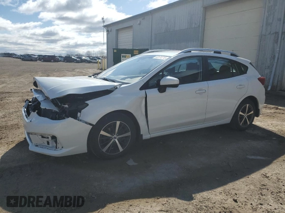 2023 Subaru Impreza Premium z VIN 4S3GTAV61P3715919, wystawiony jako Copart lot #53174715 z przebiegiem 72 428 mil mil oraz Szkoda całkowita • Salvage title. Historia ofert i sprzedaży dostępna na DreamBid. Obrazek 1.
