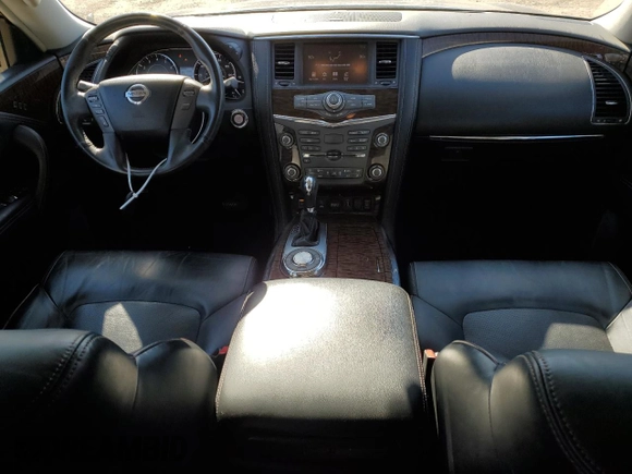 2018 Nissan Armada Platinum with VIN JN8AY2ND9JX001648, listed as a Copart auction lot 89330445 with 127,304 mi miles and Salvage Title. Bid and sale history available at carsss.com. Image 8.