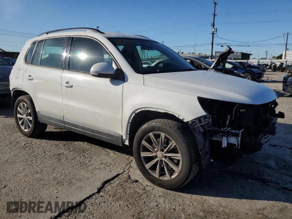2017 Volkswagen Tiguan S with VIN WVGAV7AXXHK050927, listed as a Copart auction lot 49633085 with 78,155 mi miles and Salvage Title. Bid and sale history available at DreamBid. Image 4.