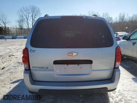 2006 Chevrolet Uplander LS Fleet with VIN 1GNDV23L86D159541, listed as a Copart auction lot 87386464 with 187,325 mi miles and Non Repairable. Bid and sale history available at carsss.com. Image 6.