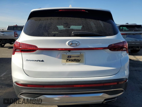2021 Hyundai Santa Fe Essential with VIN 5NMS24AJ7MH368750, listed as a Copart auction lot 86024724 with 26,692 mi miles and Salvage Title. Bid and sale history available at carsss.com. Image 6.
