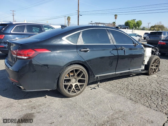 2016 Hyundai Genesis 3.8L with VIN KMHGN4JE1GU132118, listed as a Copart auction lot 45551225 with 101,259 mi miles and Salvage Title. Bid and sale history available at carsss.com. Image 3.
