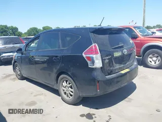 2017 Toyota Prius v Two with VIN JTDZN3EUXHJ063005, listed as a IAAI auction lot 42007228 with 186,507 mi miles. Bid and sale history available at carsss.com. Image 14.