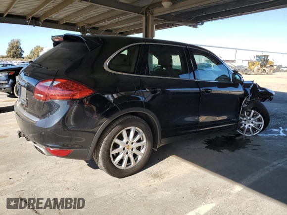 2014 Porsche Cayenne with VIN WP1AA2A26ELA97240, listed as a Copart auction lot 46859635 with Not Provided miles and Salvage Title. Bid and sale history available at DreamBid. Image 3.