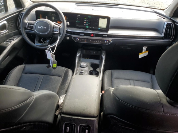 2025 Kia Sorento Hybrid EX with VIN KNDRHDJGXS5338773, listed as a Copart auction lot 47635515 with 2,904 mi miles and Salvage Title. Bid and sale history available at carsss.com. Image 8.