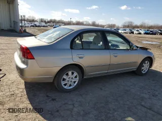 2003 Honda Civic EX with VIN 2HGES25783H618685, listed as a Copart auction lot 50200425 with 157,582 mi miles and Salvage Title. Bid and sale history available at DreamBid. Image 3.