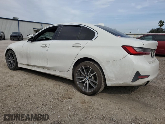 2019 BMW 3 Series 330i with VIN WBA5R1C57KAK09187, listed as a Copart auction lot 45050205 with 0 mi miles and Salvage Title. Bid and sale history available at carsss.com. Image 2.