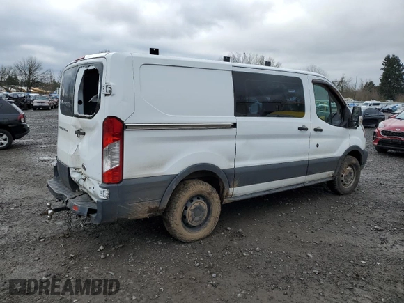 2015 Ford Transit Cargo with VIN 1FTNR1YM3FKA41244, listed as a Copart auction lot 48380255 with 34,640 mi miles and Salvage title. Bid and sale history available at DreamBid. Image 3.