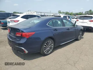 2018 Acura TLX Advance with VIN 19UUB3F73JA003800, listed as a Copart auction lot 59383825 with 72,071 mi miles and Salvage title. Bid and sale history available at DreamBid. Image 3.