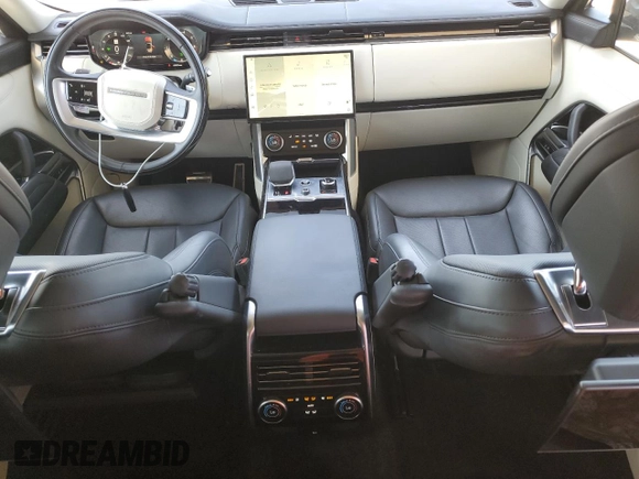 2023 Land Rover Range Rover with VIN SALK1BE72PA033361, listed as a Copart auction lot 55916455 with 37,877 mi miles and Salvage Title. Bid and sale history available at DreamBid. Image 8.