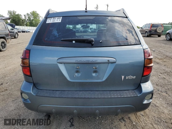 2008 Pontiac Vibe with VIN 5Y2SL65818Z401114, listed as a Copart auction lot 67005784 with 206,251 mi miles and Clean Title. Bid and sale history available at carsss.com. Image 6.