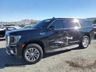2021 GMC Yukon XL SLT with VIN 1GKS2GKD0MR471504, listed as a Copart auction lot 81838794 with 55,917 mi miles and Salvage Title. Bid and sale history available at carsss.com. Image 1.