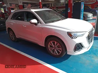 2023 Audi Q3 S line Premium with VIN WA1DECF39P1106631, listed as a IAAI auction lot 42793227 with 45,625 mi miles and . Bid and sale history available at DreamBid. Image 2.