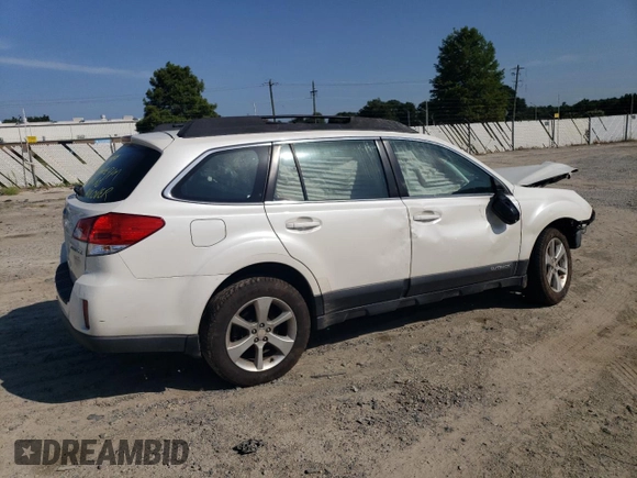 2014 Subaru Outback 2.5i with VIN 4S4BRBAC6E3309718, listed as a Copart auction lot 65182764 with 216,631 mi miles and Salvage Title. Bid and sale history available at carsss.com. Image 3.