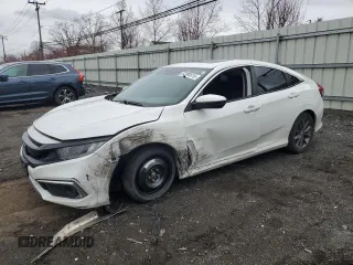 2021 Honda Civic Sedan EX with VIN 19XFC1F35ME200927, listed as a Copart auction lot 52483615 with 44,346 mi miles and Salvage Title. Bid and sale history available at carsss.com. Image 1.